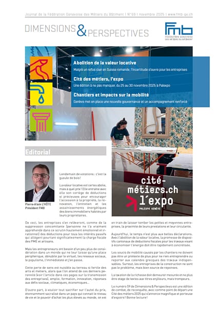 Le numéro 59 de Dimensions & Perspectives